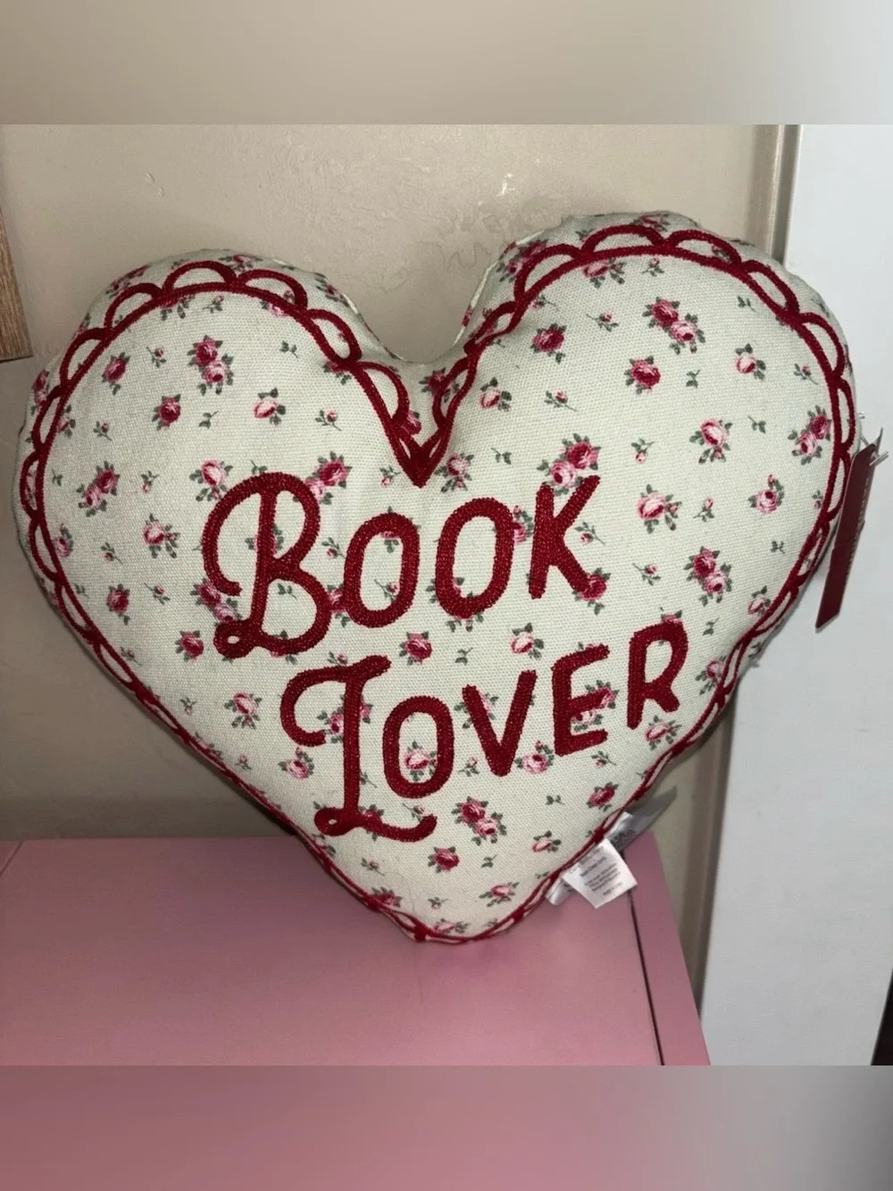 Viral Book Lover Decorative Pillow